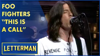 Foo Fighters' Network TV Debut: "This Is A Call" | Letterman