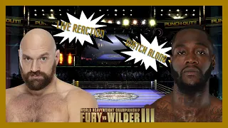 Deontay Wilder vs Tyson Fury 3 | Live Boxing Reaction Watch Along