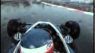 Patrick Depailler at Montreal in the rain onboard _ better quality