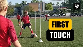 FIRST TOUCH EXERCISES | 1v1 - FINISHING | U9 - U10 - U11 -  U12 -  U13 -  U14 | Thomas Vlaminck