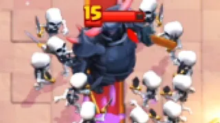 LEVEL 15 PEKKA vs LEVEL 6 SKELETON ARMY