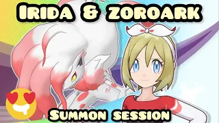Yes, YES, YES!!! An Irida & Zoroark Summon Session | Irida Costume Scout in Pokémon Masters EX