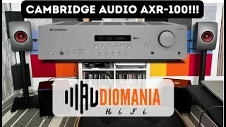 Cambridge Audio AXR-100 lo tiene TODO!!! DAC Hires, pre de Phono, 100w por canal, controles de tono