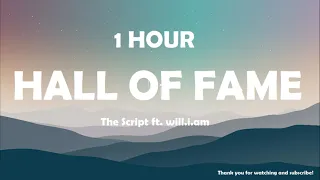 The Script - Hall of Fame ft. will.i.am ( 1 Hour )