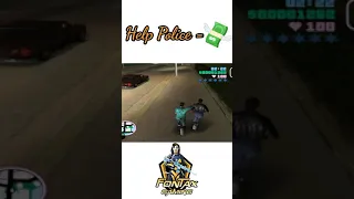 Help Police 🚔 Take Cash 💵 | GTA Vice City | #shorts #short #youtubeshorts #firstshortvideo #gtavc pc