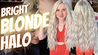 HOW TO DO A BRIGHT BLONDE HAIRLINE | JZ STYLES