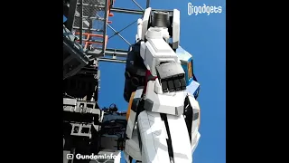 Its not CGI. This 59 feet Gundam robot takes first steps in Japan.⁣ted in  Yokohama, ⁣?: @gigadgets⁣