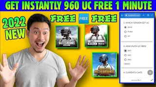 How to Get Free Uc || Free 8100uc glitch|| Free uc trick 2022 in Bgmi & Pubg mobile