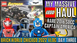 RARE LEGO SPIDER-MAN, Star Wars, and Super Heroes HAUL! - BrickWorld Chicago 2022 VLOG Day Three