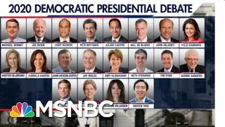 The DNC Announces Official Matchups For First 2020 Debates | The 11th Hour | MSNBC