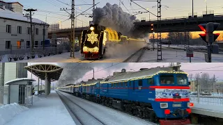 Все Поезда Деда Мороза В Питере 2024, All Santa Claus Trains In St. Petersburg 2024