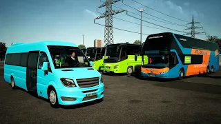 Fernbus Simulator | DLC POLAND | Mercedes-Benz SPRINTER  | GAMEPLAY !