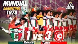 La DESASTROSA presentación de MÉXICO vs TÚNEZ en el MUNDIAL de Argentina 1978