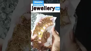 meesho jewellery set online shopping 😭 very bad quality I m very disappoint,#shorts #public #viral