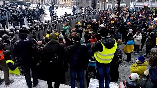 20 февраля 2014 года, Противостояния на Майдане, ул. Грушевского