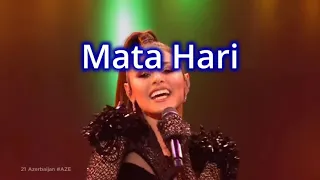 Efendi - Mata Hari Lyrics Eurovision Azerbaijan 2021