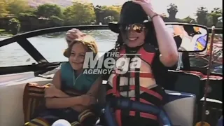 Michael Jackson and Lisa Marie Presley during their vacation in South Africa1997