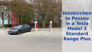 Munich to Passau in a Tesla Model 3 SR+