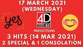 Foddy Nujum Prediction for Sports Toto 4D - 17 March 2021 (Wednesday)