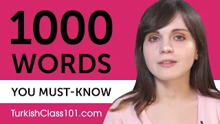 1000 Words Every Turkish Beginner Must Know