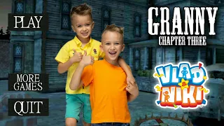 Granny Chapter 3 : Vlad And Niki Mod With Hard Mode | Bridge Escape Full Gameplay