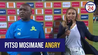 WATCH: Pitso Mosimane blasts Wydad Casablanca players for alleged intimidation