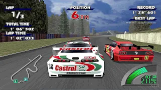 JGTC: All-Japan Grand Touring Car Championship PS1 Gameplay HD (Beetle PSX HW)