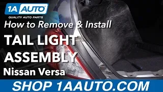 How to Replace Tail Light Assembly 12-17  Nissan Versa