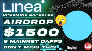 Linea Upcoming Airdrop 🎁 9 dApps on Mainnet Demo, A Must Try - English