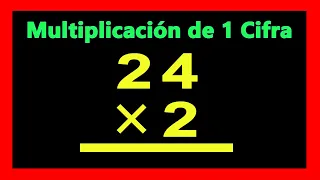 ✅👉 Multiplicaciones de 1 Cifras para Niños