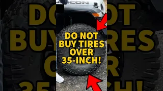 3 reasons why 35-inch tires are perfect for your overland rig.✔️