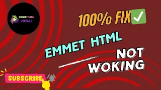 Visual Studio Code Emmet Not Working ! 100% Fixed ✅ in Vscode