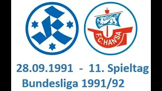 1991 09 28 Stuttgarter Kickers vs FC Hansa   1991  Bundesliga