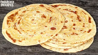 Turkish BREAD was shown to me by Turkish chef! Quick Recipe For Puff Flat Bread!