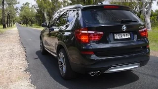 2015 BMW X3 xDrive30d 0-100km/h & engine sound