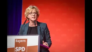 Natascha Kohnen beim Landesparteitag 2019 der BayernSPD in Bad Windsheim