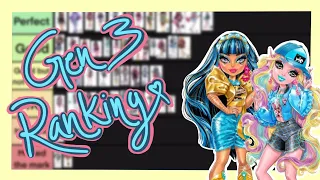 Ranking Every Monster High G3 Doll!