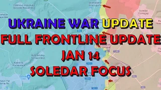 Ukraine War Update (20230114): Full Frontline Update (Bakhmut Focus)
