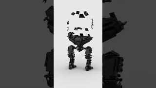 LEGO Mech: RTA-127 🤖 Satisfying Building Animation #shorts #legomech #legomoc