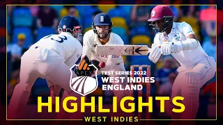 Highlights | West Indies v England | Brathwaite Leads West Indies to Draw | 2nd Apex Test Day 5