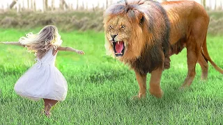 Girl Reunites With Pet Lion After 7 YEARS…