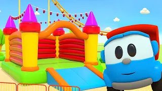 Games for kids with trucks & vehicles for kids. NEW EPISODES. Leo the truck cartoon for kids.