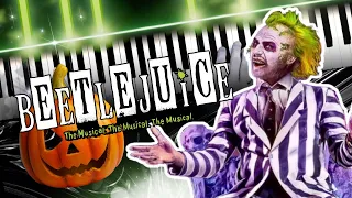 Beetlejuice - Main Theme / Piano Cover & Tutorial ⭐️ Free Sheet Music !!