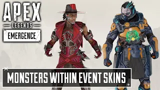 NEW Monsters Within Event All Skins - Apex Legends