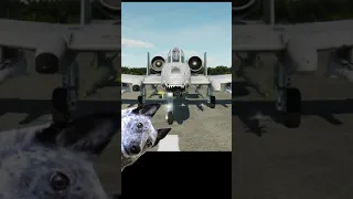 A-10 ONE-ENGINE Takeoff?! (#Shorts) Real Pilot Plays DCS World