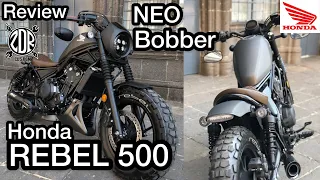HONDA Rebel 500 NEO Bobber 😎 2021 Modificacion brutal -Crafe Racer, Brat, Scrambler-