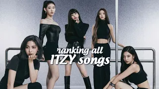 ranking all ITZY songs