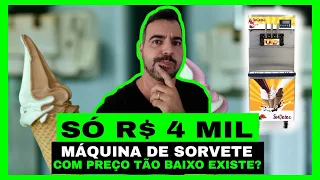 MÁQUINA DE SORVETE EXPRESSO POR 4 MIL REAIS