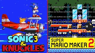 Super Mario Maker 2: Sonic 3 & Knuckles: Angel Island Showcase