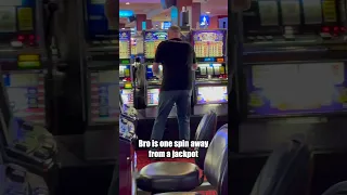 Bro is one spin away from hitting a jackpot... 😂